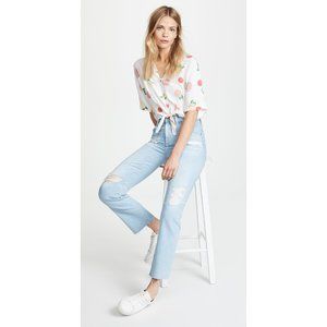 NWT AG Adriano Goldschmied The Rhett High Waist Jeans 23 Years Cerulean Chase 25